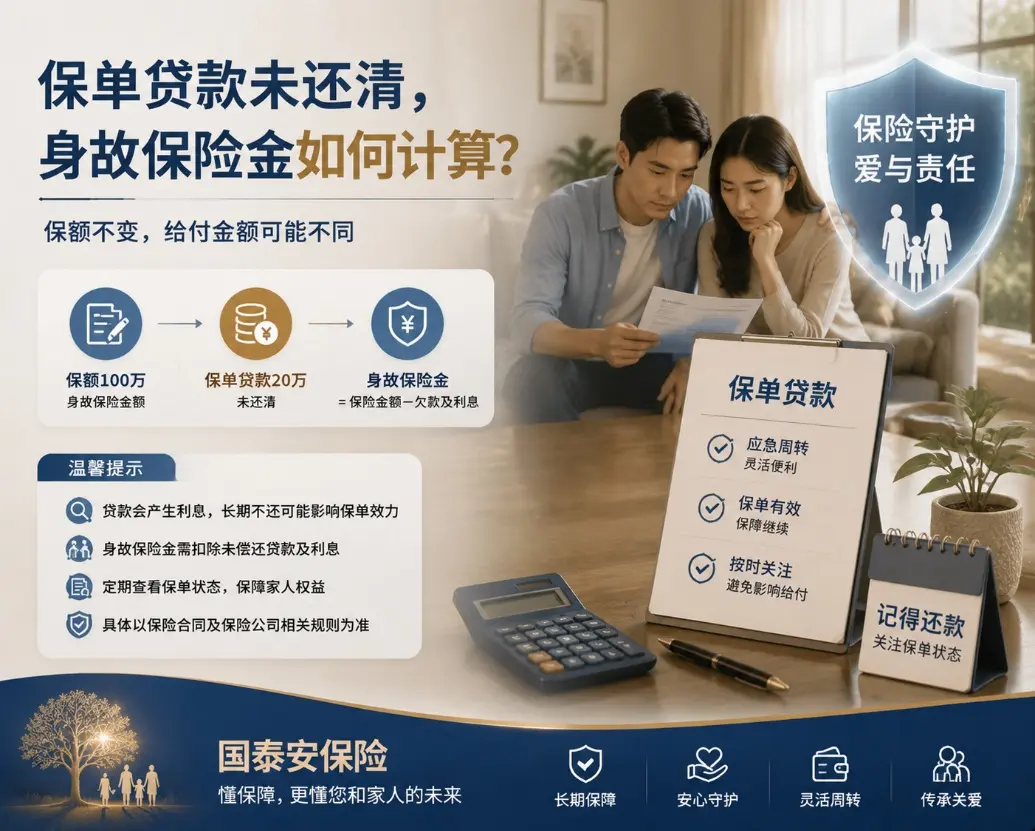 寿险保额100万,保单还借了20万没还,出险后家人还能拿100万吗?(图1) 寿险保额100万,保单还借了20万没还,出险后家人还能拿100万吗?(图1)